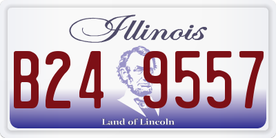 IL license plate B249557