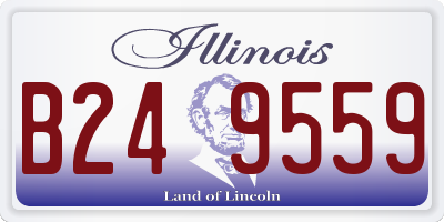 IL license plate B249559
