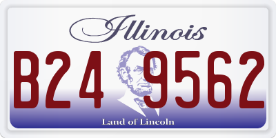 IL license plate B249562