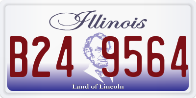 IL license plate B249564