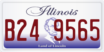 IL license plate B249565