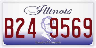IL license plate B249569