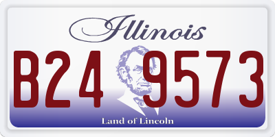 IL license plate B249573