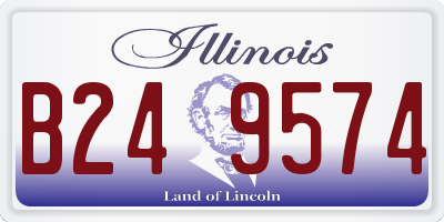 IL license plate B249574