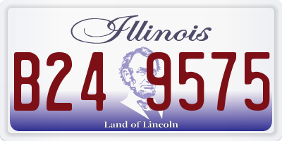 IL license plate B249575