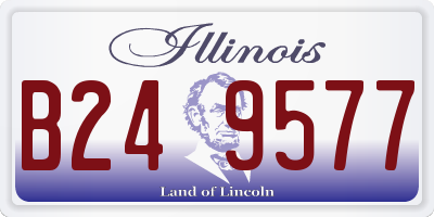 IL license plate B249577