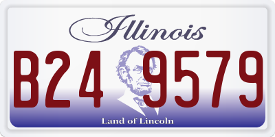 IL license plate B249579