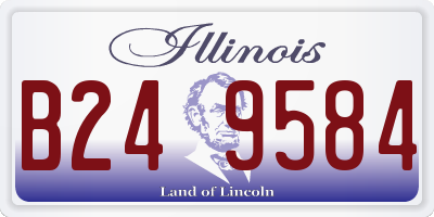 IL license plate B249584