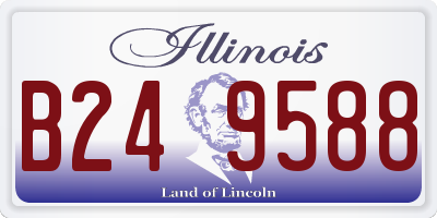 IL license plate B249588