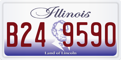 IL license plate B249590