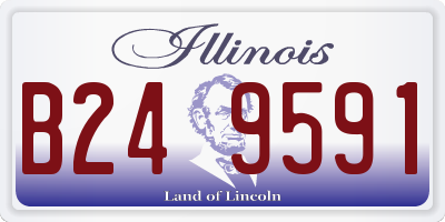 IL license plate B249591