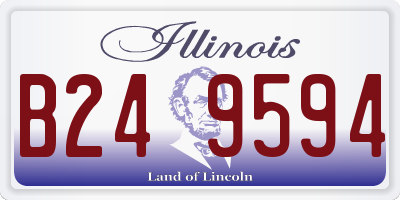 IL license plate B249594