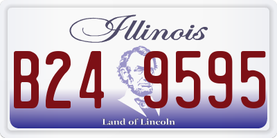 IL license plate B249595