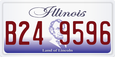 IL license plate B249596