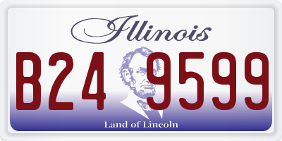 IL license plate B249599