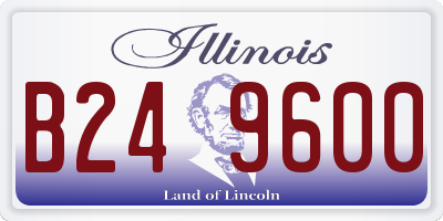 IL license plate B249600