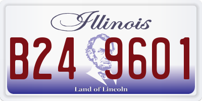 IL license plate B249601