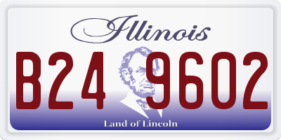 IL license plate B249602