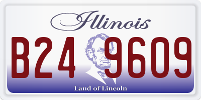 IL license plate B249609