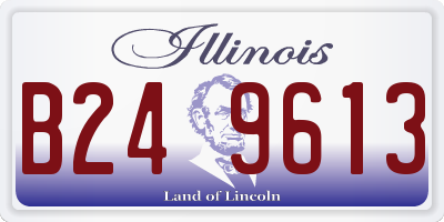 IL license plate B249613