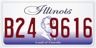 IL license plate B249616
