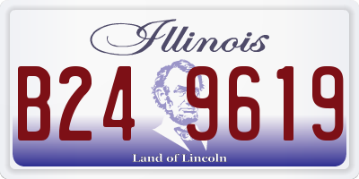 IL license plate B249619