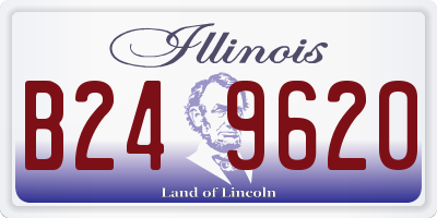 IL license plate B249620