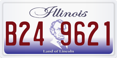 IL license plate B249621