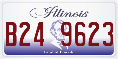 IL license plate B249623