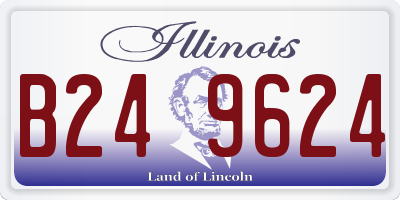 IL license plate B249624