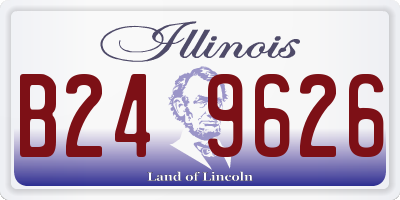 IL license plate B249626
