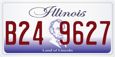 IL license plate B249627