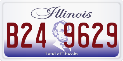 IL license plate B249629