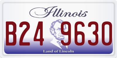 IL license plate B249630