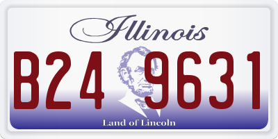IL license plate B249631