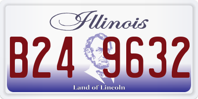 IL license plate B249632