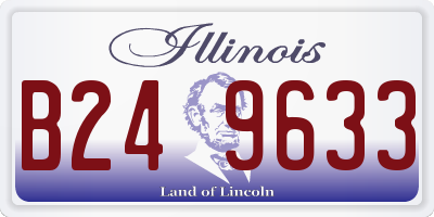 IL license plate B249633