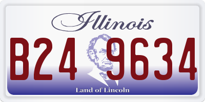 IL license plate B249634