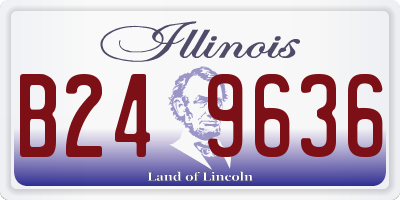 IL license plate B249636