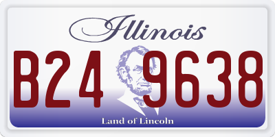 IL license plate B249638