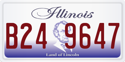 IL license plate B249647