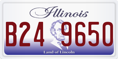 IL license plate B249650