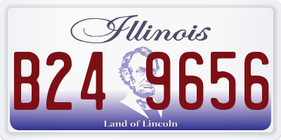 IL license plate B249656