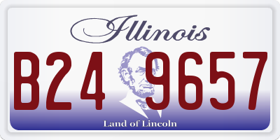 IL license plate B249657