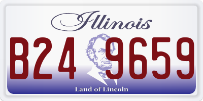 IL license plate B249659