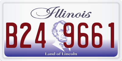IL license plate B249661