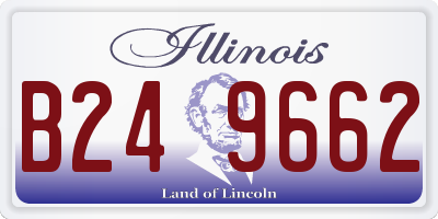 IL license plate B249662