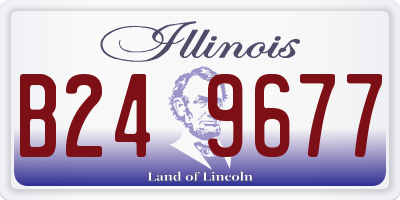 IL license plate B249677