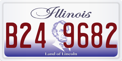 IL license plate B249682