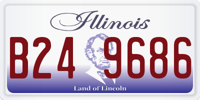 IL license plate B249686